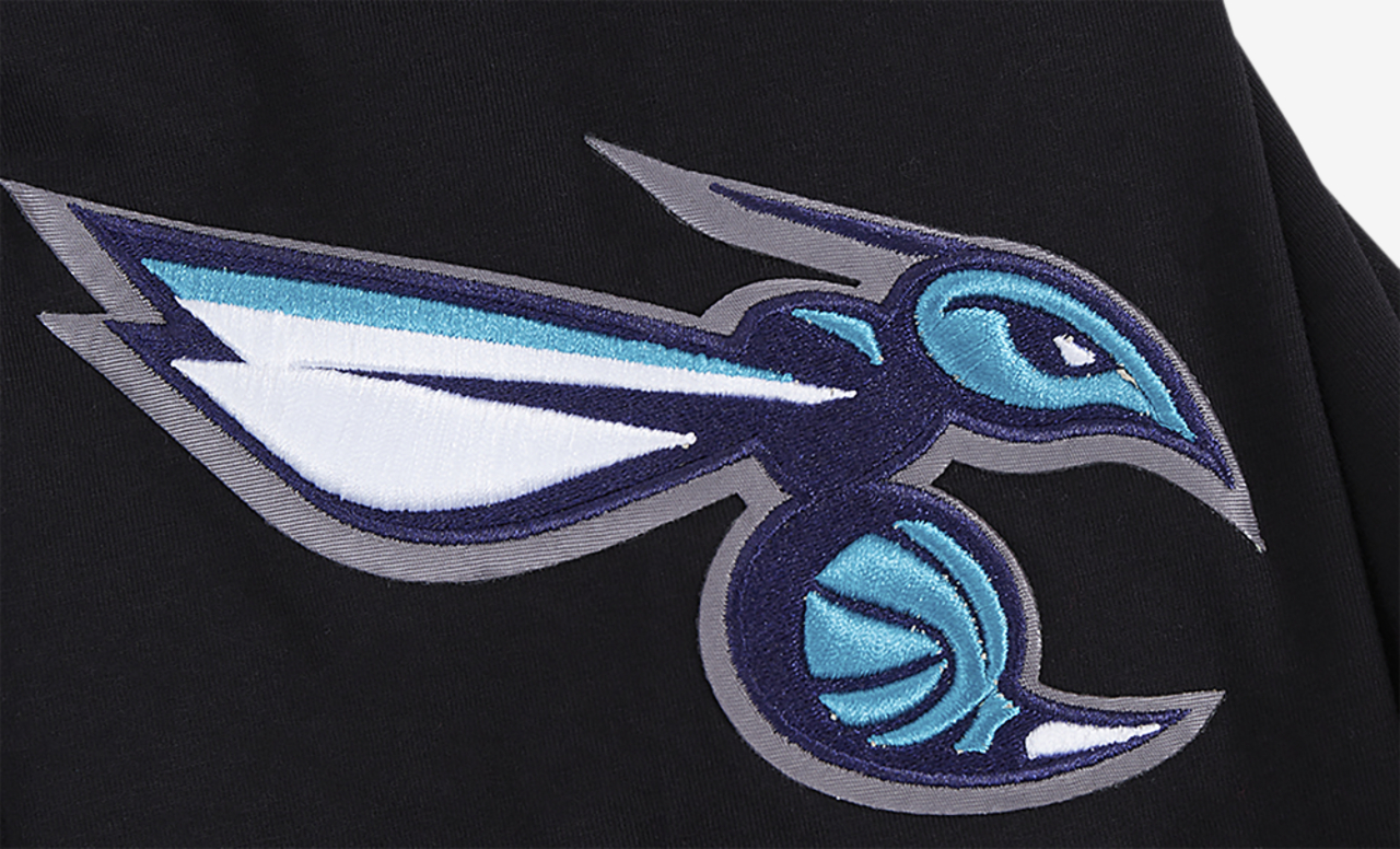 Pro Standard Hornets Script Tail SJ T-Shirt Image 7 of 7. Tap to open photo gallery.
