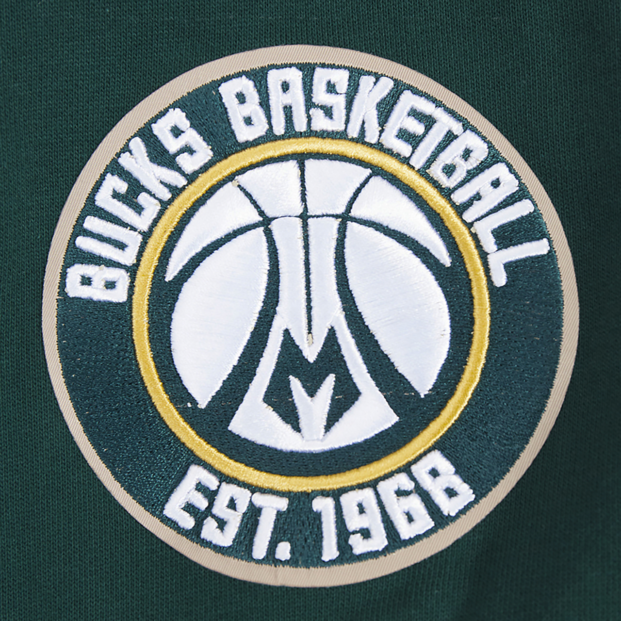 Pro Standard BUCKS SCRIPT TAIL RIB FLC PO HOODIE Image 7 of 8. Tap to open photo gallery.