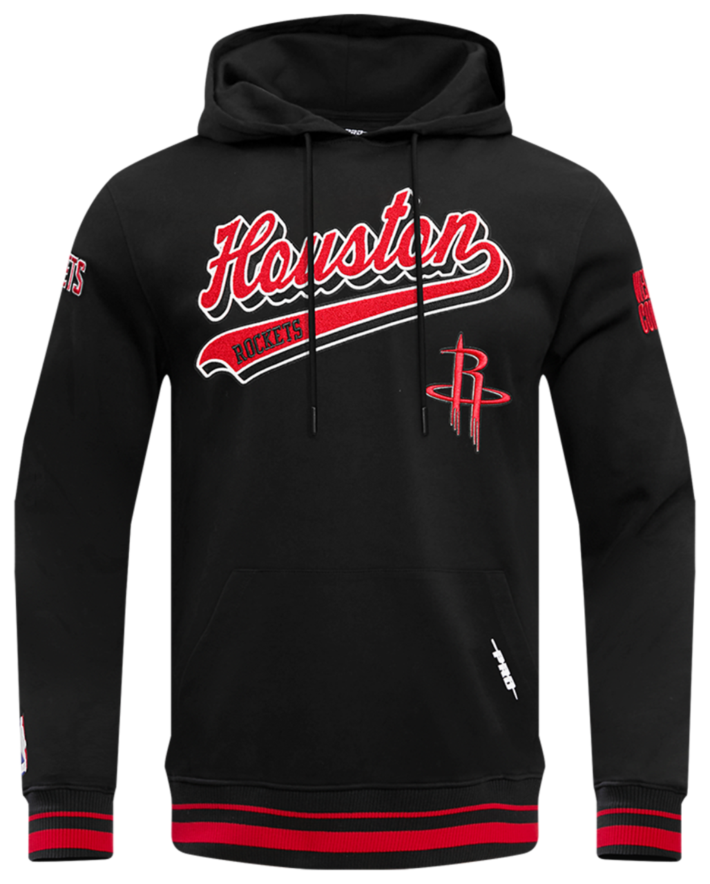 Pro Standard ROCKETS SCRIPT TAIL RIB FLC PO HOODIE Image 1 of 8. Tap to open photo gallery.
