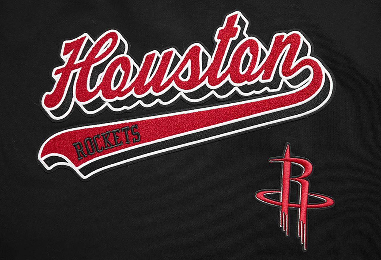 Pro Standard ROCKETS SCRIPT TAIL RIB FLC PO HOODIE Image 5 of 8. Tap to open photo gallery.