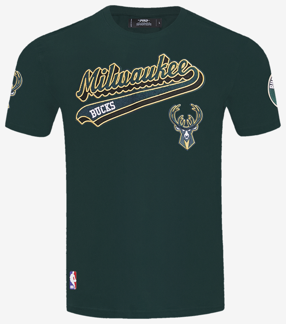 Pro Standard BUCKS SCRIPT TAIL SJ TEE Image 1 of 4. Tap to open photo gallery.
