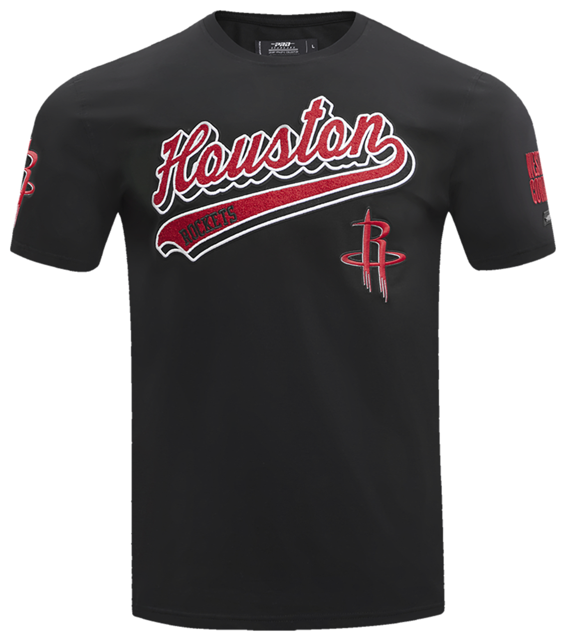 Pro Standard ROCKETS SCRIPT TAIL SJ TEE Image 1 of 7. Tap to open photo gallery.