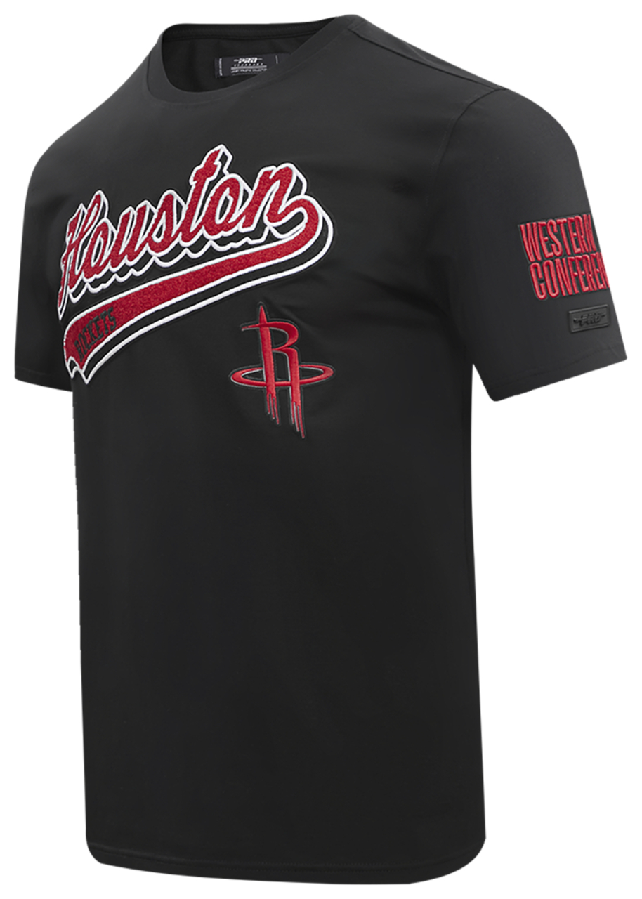 Pro Standard ROCKETS SCRIPT TAIL SJ TEE Image 3 of 7. Tap to open photo gallery.