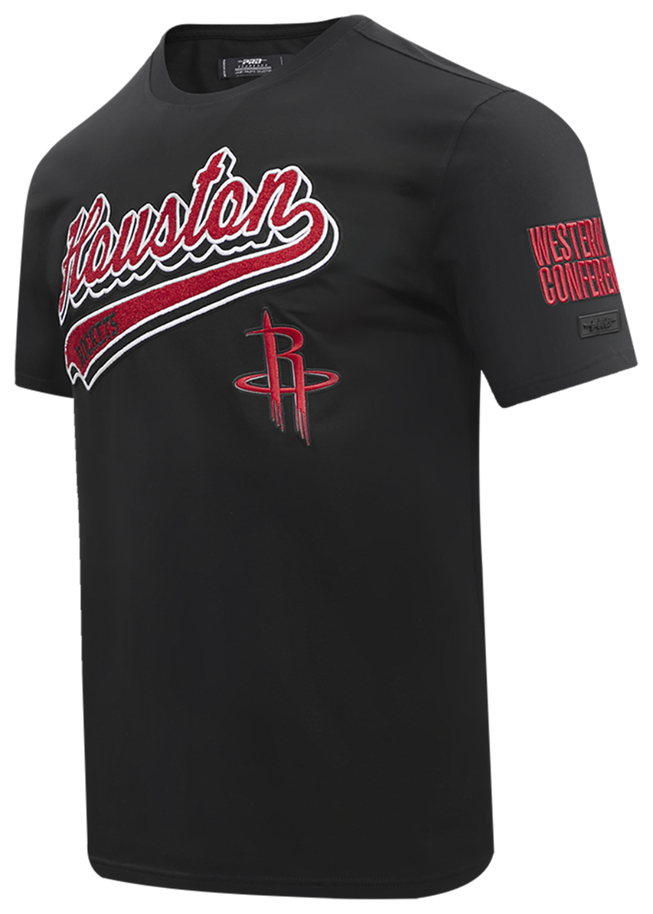 Pro Standard ROCKETS SCRIPT TAIL SJ TEE Image 3 of 7. Tap to open photo gallery.