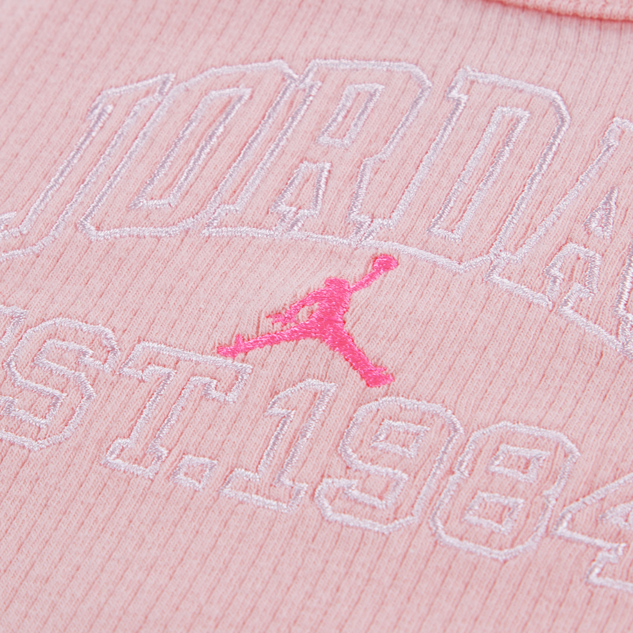 Jordan Ribbed Baby T-Shirt Cargo Skirt Set Image 3 of 5. Tap to open photo gallery.