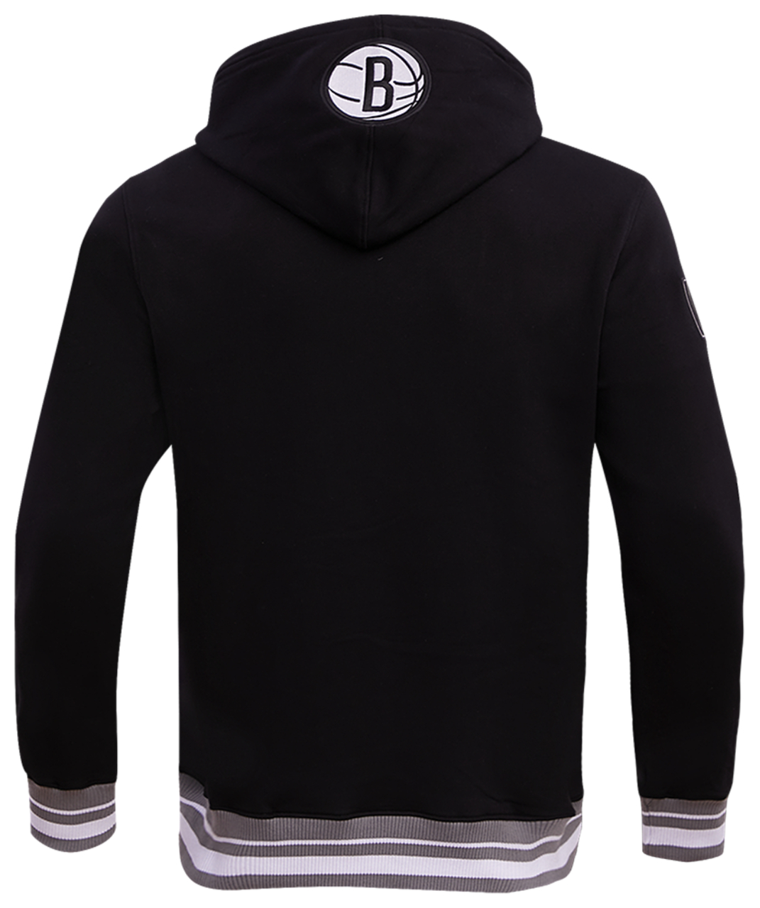 Pro Standard NETS SCRIPT TAIL RIB FLC PO HOODIE Image 2 of 8. Tap to open photo gallery.