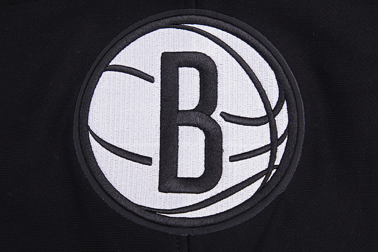 Pro Standard NETS SCRIPT TAIL RIB FLC PO HOODIE Image 5 of 8. Tap to open photo gallery.