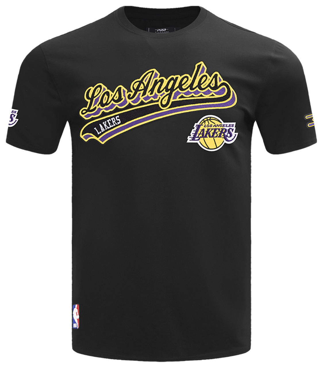 Pro Standard LAKERS SCRIPT TAIL SJ TEE Image 1 of 7. Tap to open photo gallery.