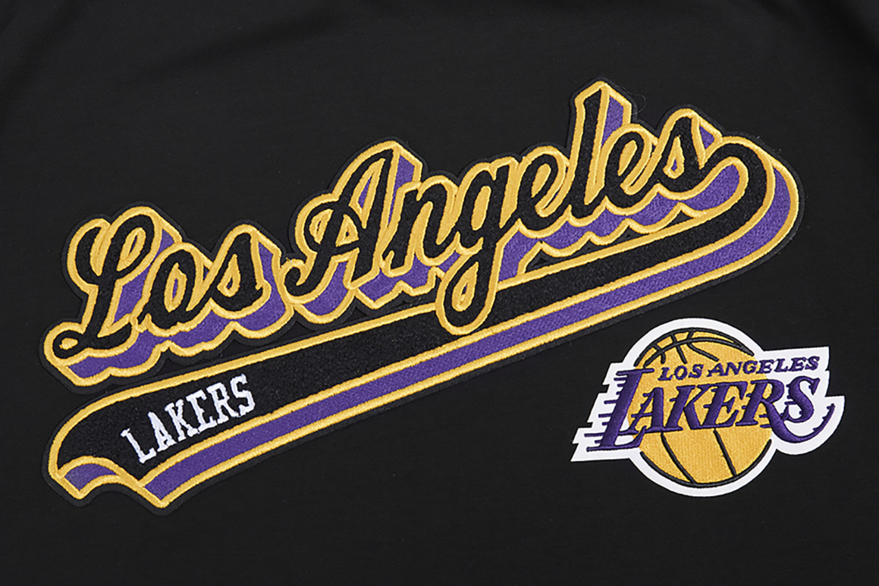 Pro Standard LAKERS SCRIPT TAIL SJ TEE Image 5 of 7. Tap to open photo gallery.