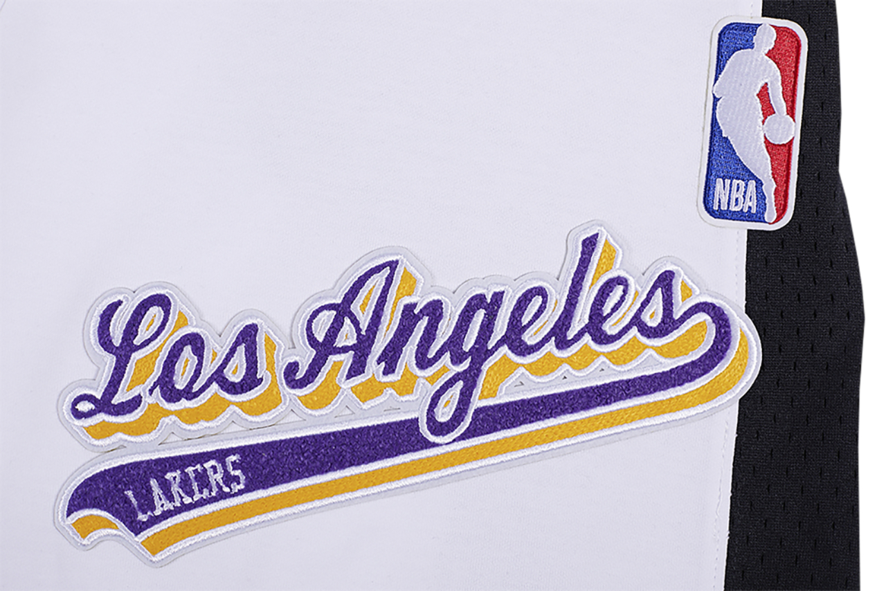Pro Standard LAKERS SCRIPT TAIL DK 2.0 SHORT Image 6 of 9. Tap to open photo gallery.