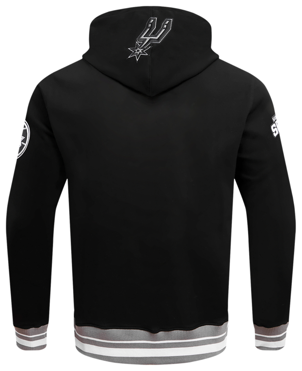 Pro Standard SPURS SCRIPT TAIL RIB FLC PO HOODIE Image 2 of 8. Tap to open photo gallery.