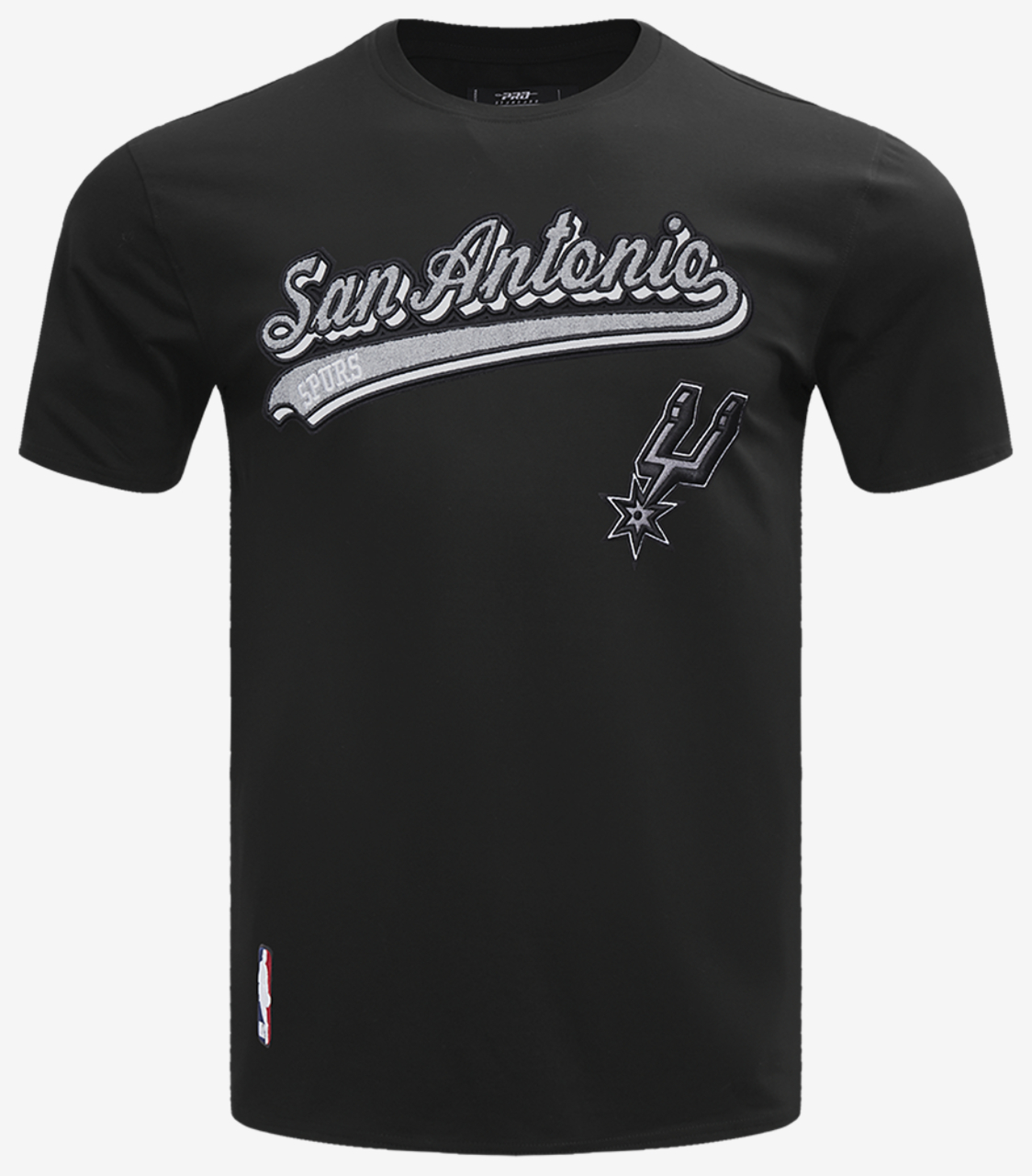 Pro Standard SPURS SCRIPT TAIL SJ TEE Image 1 of 7. Tap to open photo gallery.