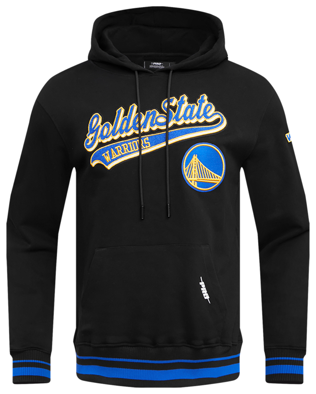 Pro Standard WARRIORS SCRIPT TAIL RIB FLC PO HOODIE Image 1 of 8. Tap to open photo gallery.