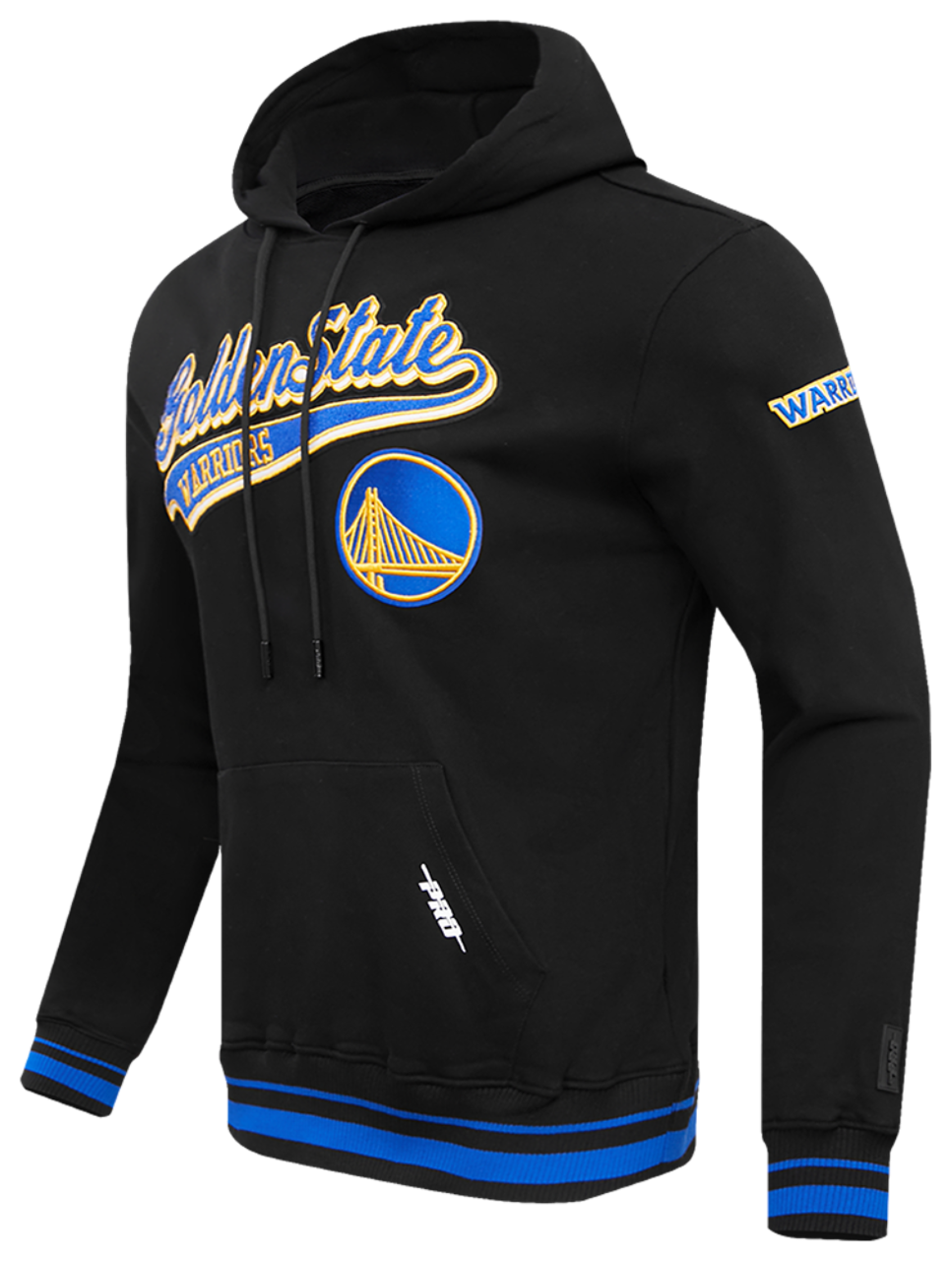 Pro Standard WARRIORS SCRIPT TAIL RIB FLC PO HOODIE Image 3 of 8. Tap to open photo gallery.