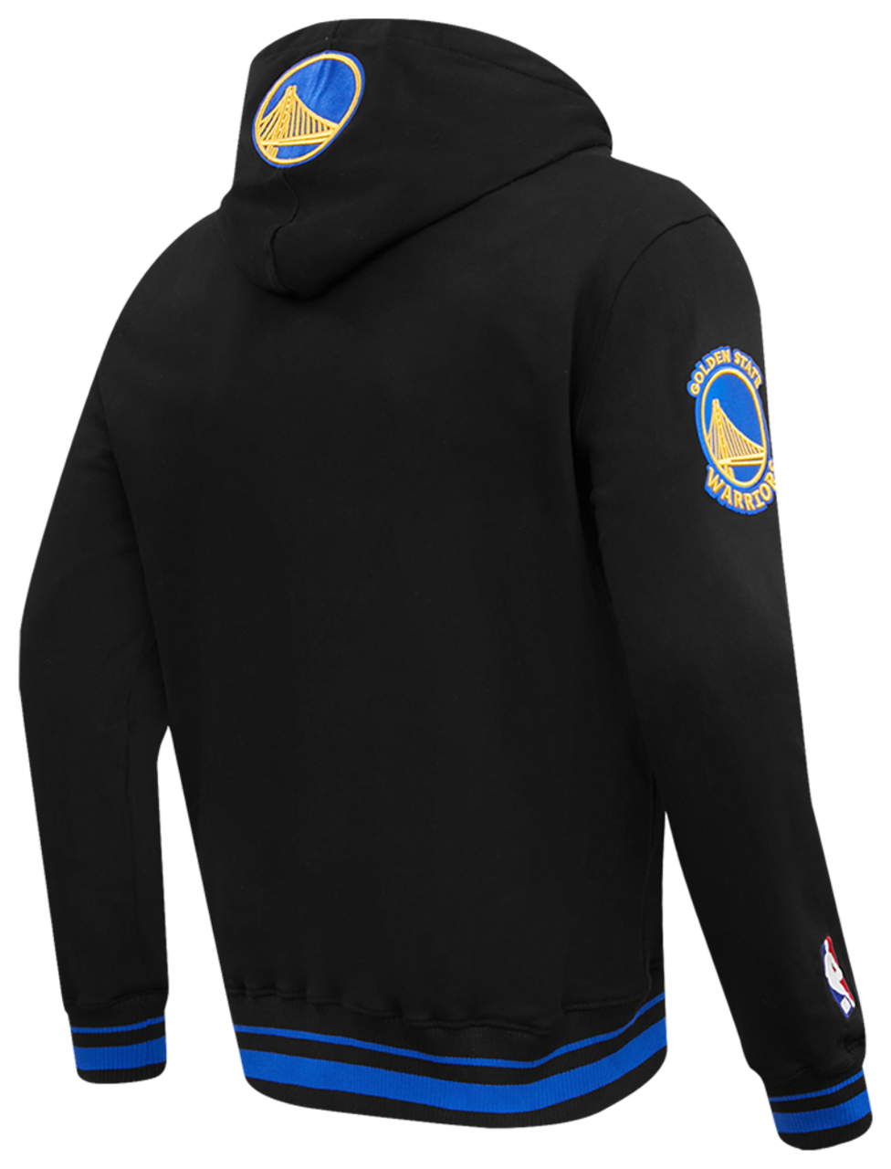 Pro Standard WARRIORS SCRIPT TAIL RIB FLC PO HOODIE Image 4 of 8. Tap to open photo gallery.