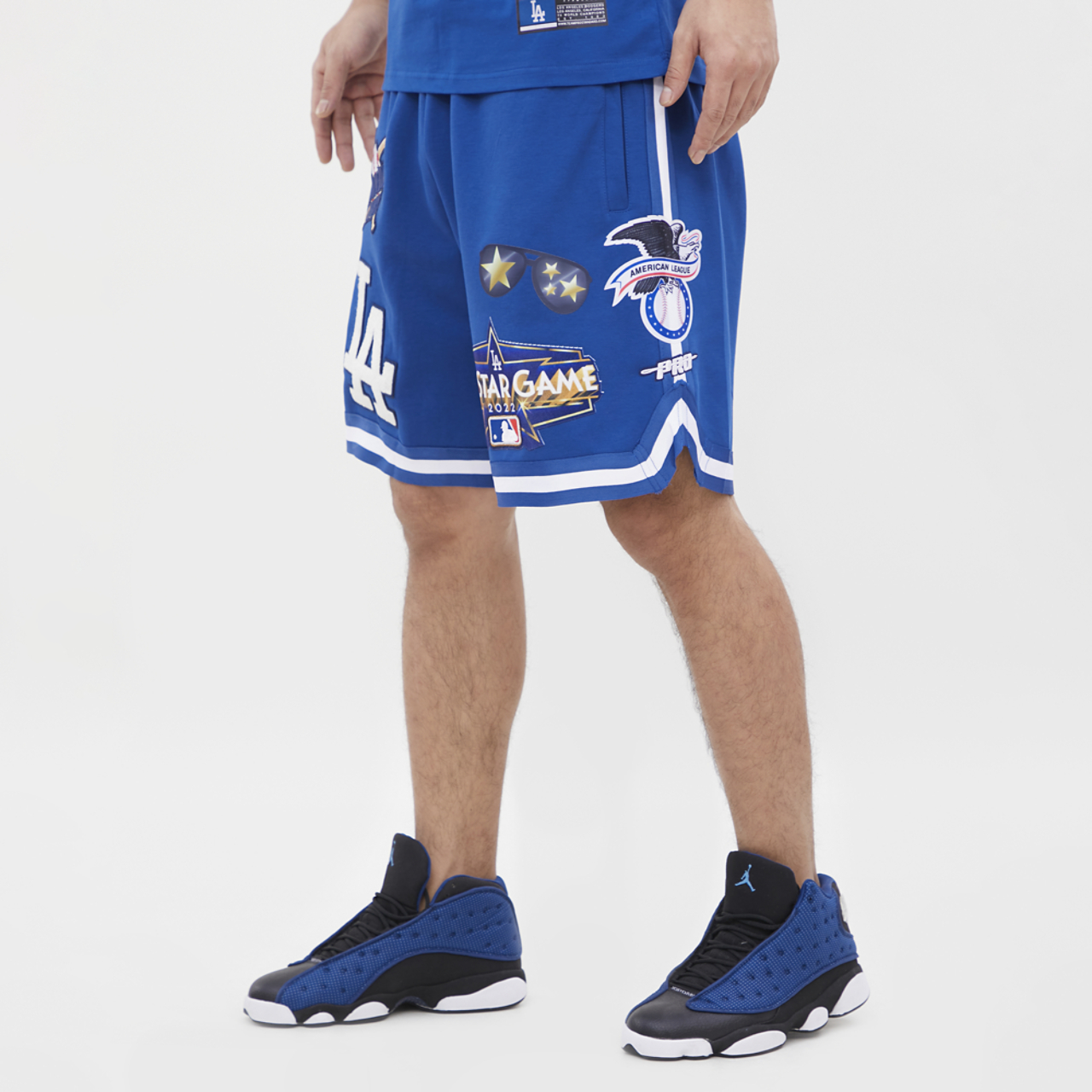 Pro Standard Dodgers All Star Shorts Image 4 of 4. Tap to open photo gallery.