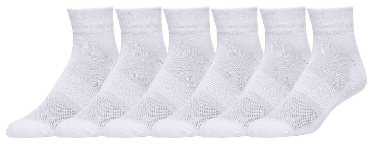 CSG 6 Pack Quarter Socks Image 1 of 2. Tap to open photo gallery.