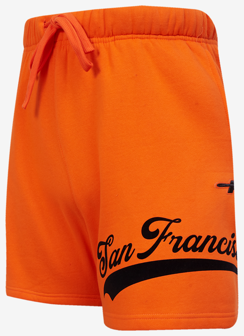 Pro Standard Giants Living Large Fleece Shorts Image 3 of 6. Tap to open photo gallery.