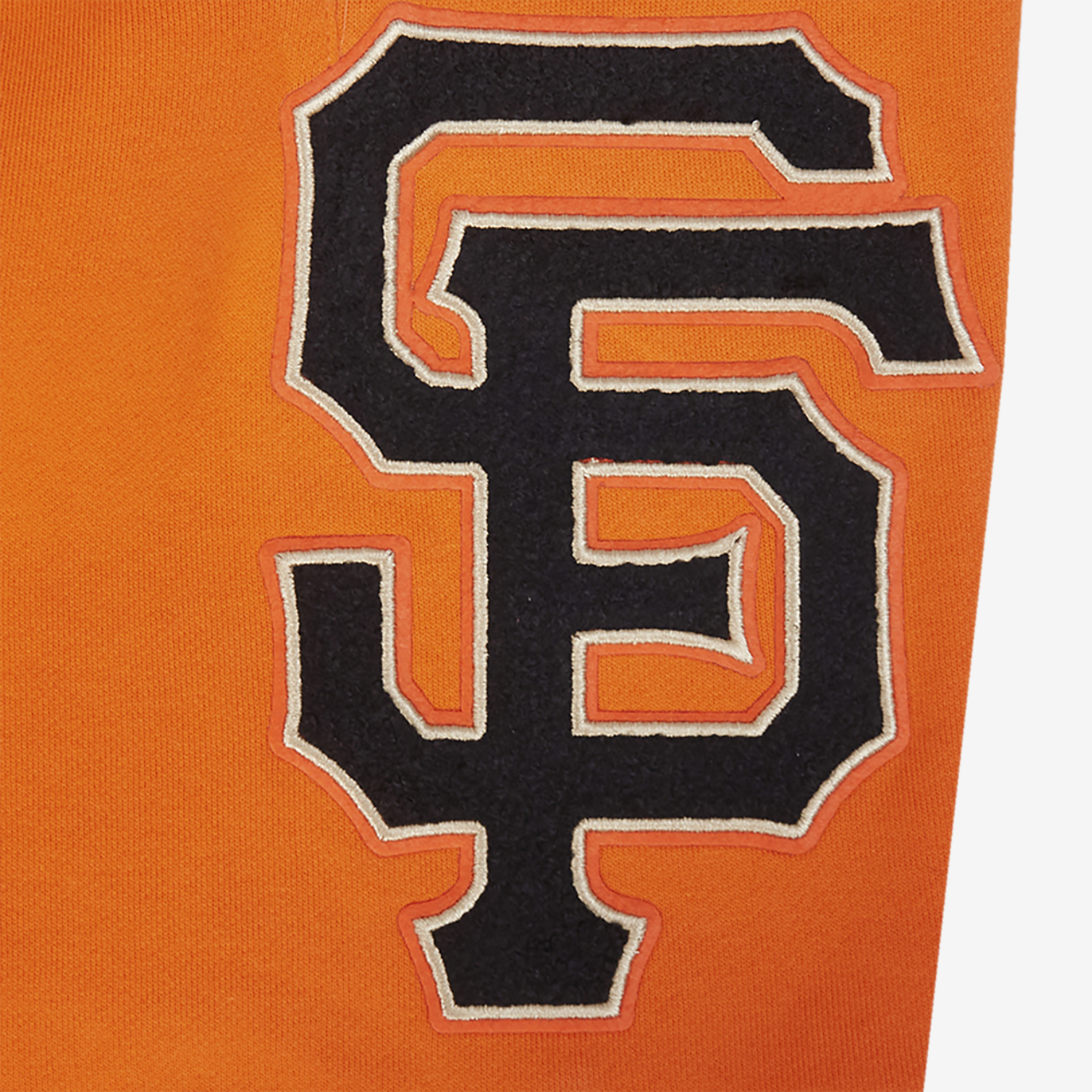 Pro Standard Giants Living Large Fleece Shorts Image 6 of 6. Tap to open photo gallery.