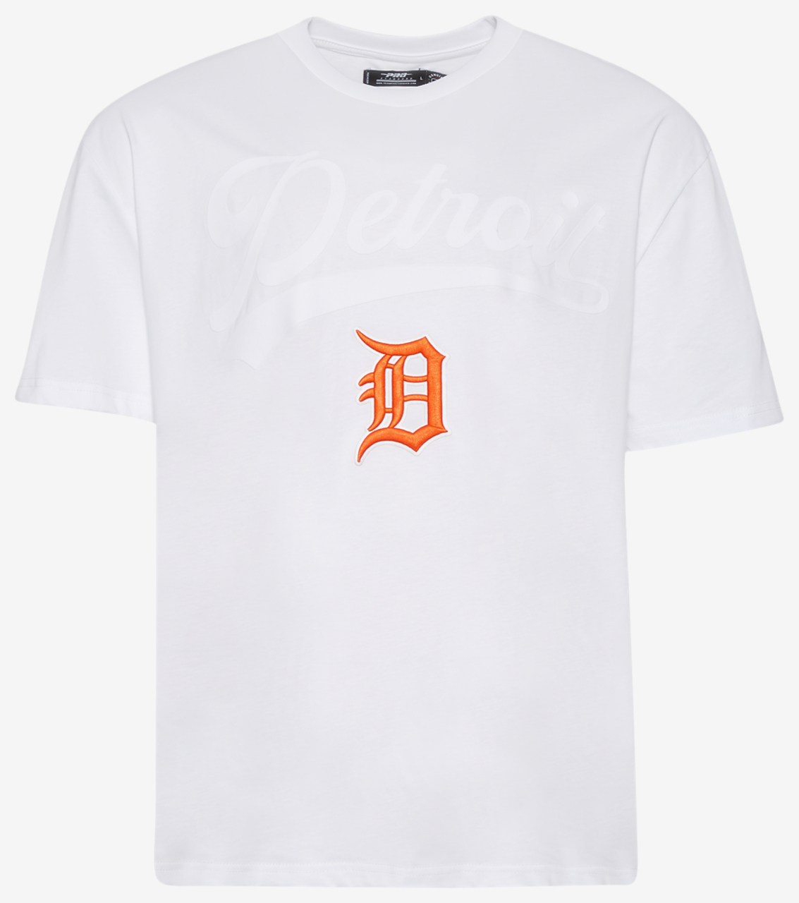 Pro Standard Tigers Living Large CJ Drop Shoulder T-Shirt Image 1 of 4. Tap to open photo gallery.