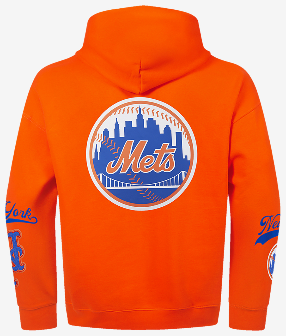 Pro Standard Mets Living Large Drop Shoulder PO Hoodie Image 2 of 8. Tap to open photo gallery.