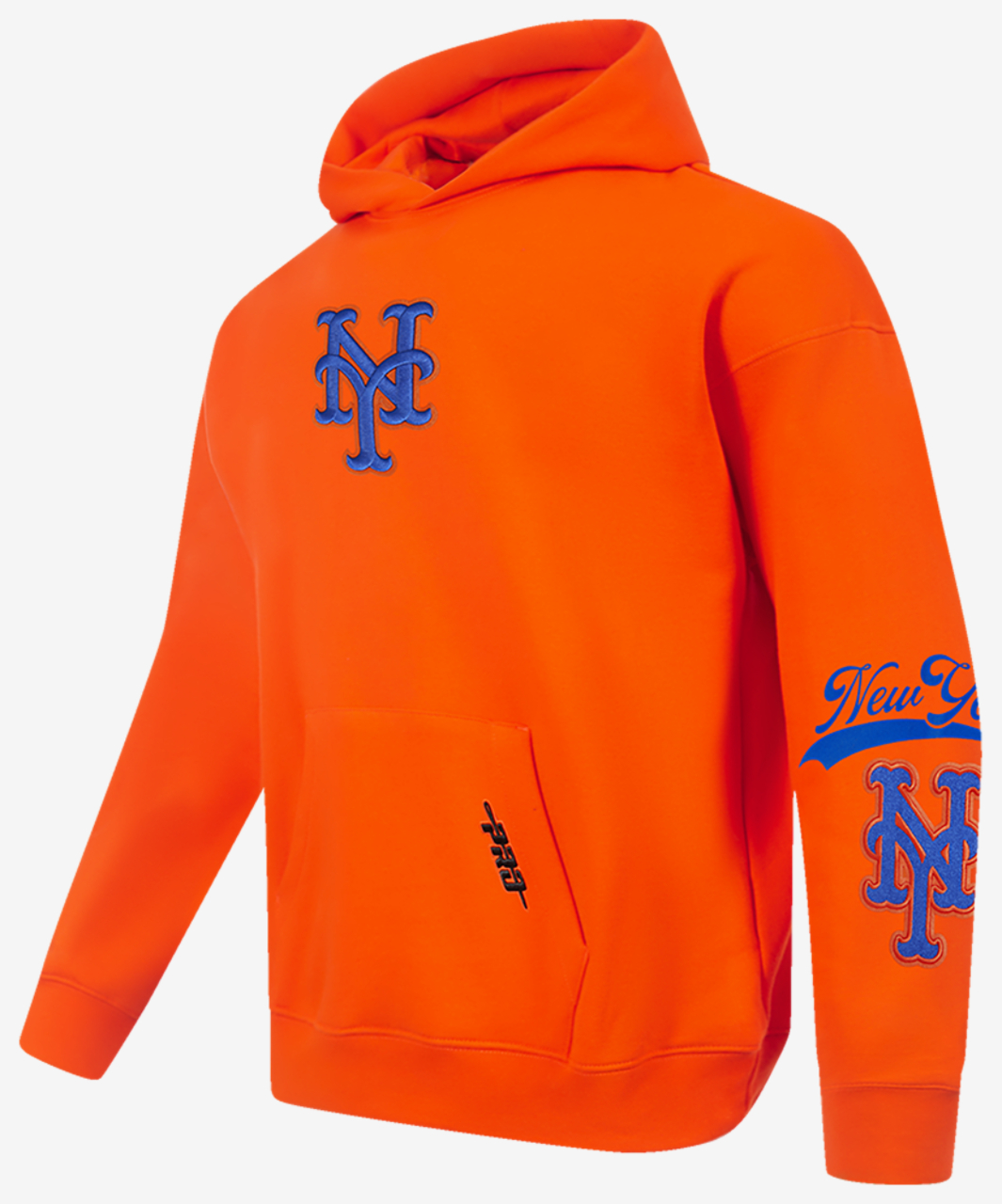 Pro Standard Mets Living Large Drop Shoulder PO Hoodie Image 3 of 8. Tap to open photo gallery.