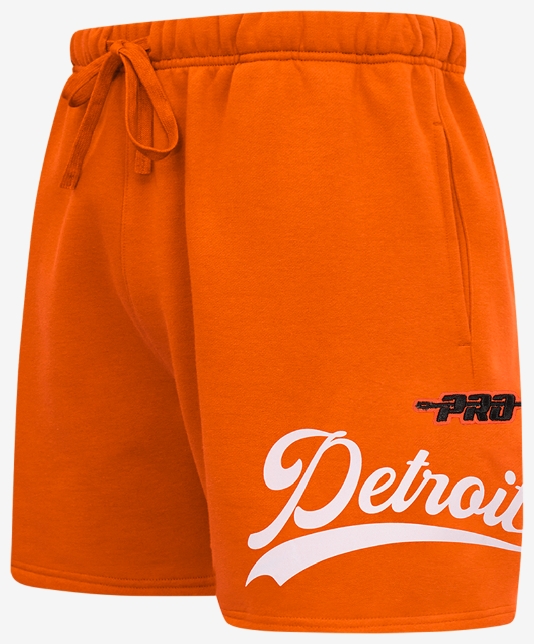 Pro Standard Tigers Living Large Fleece Shorts Image 3 of 6. Tap to open photo gallery.