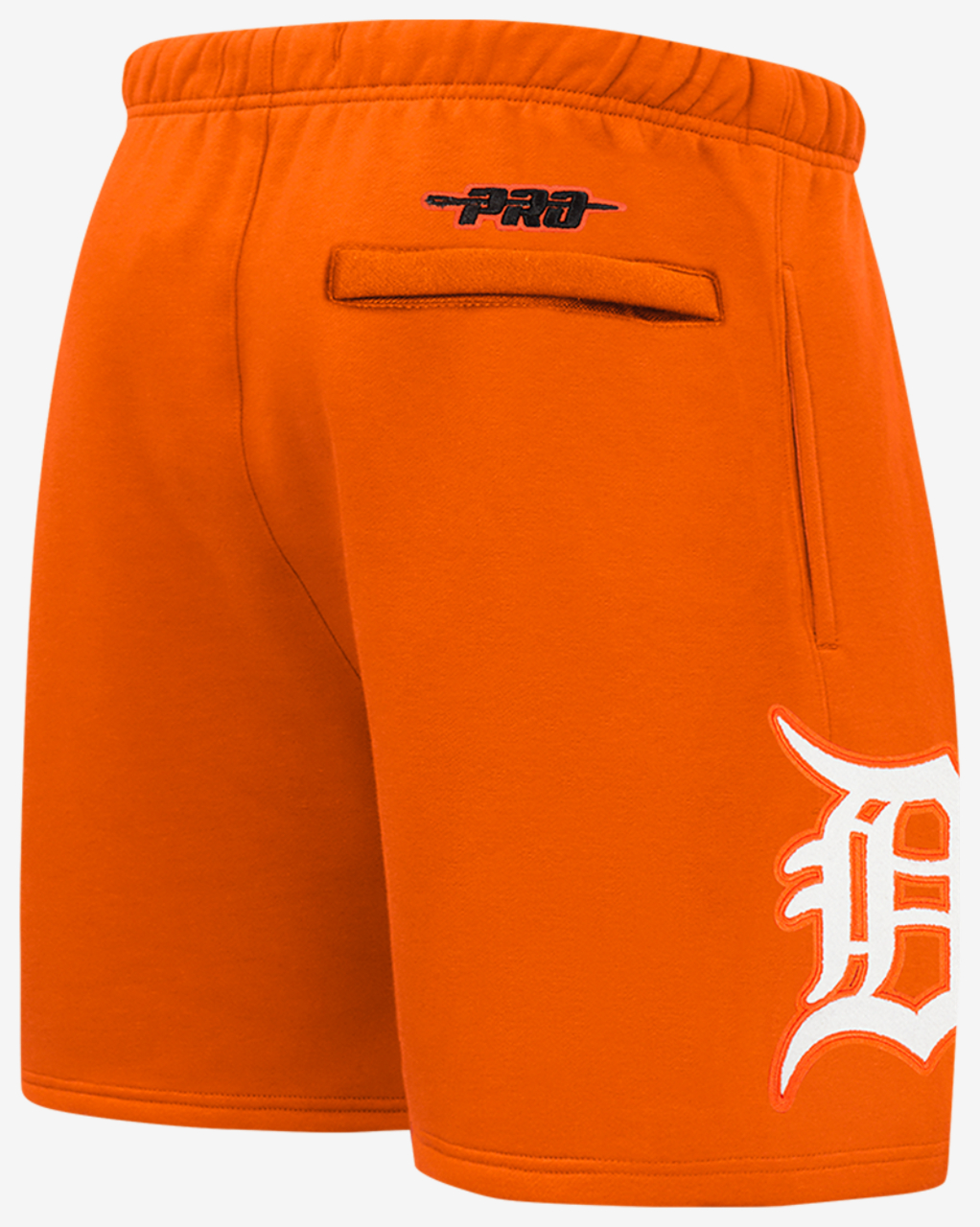Pro Standard Tigers Living Large Fleece Shorts Image 4 of 6. Tap to open photo gallery.