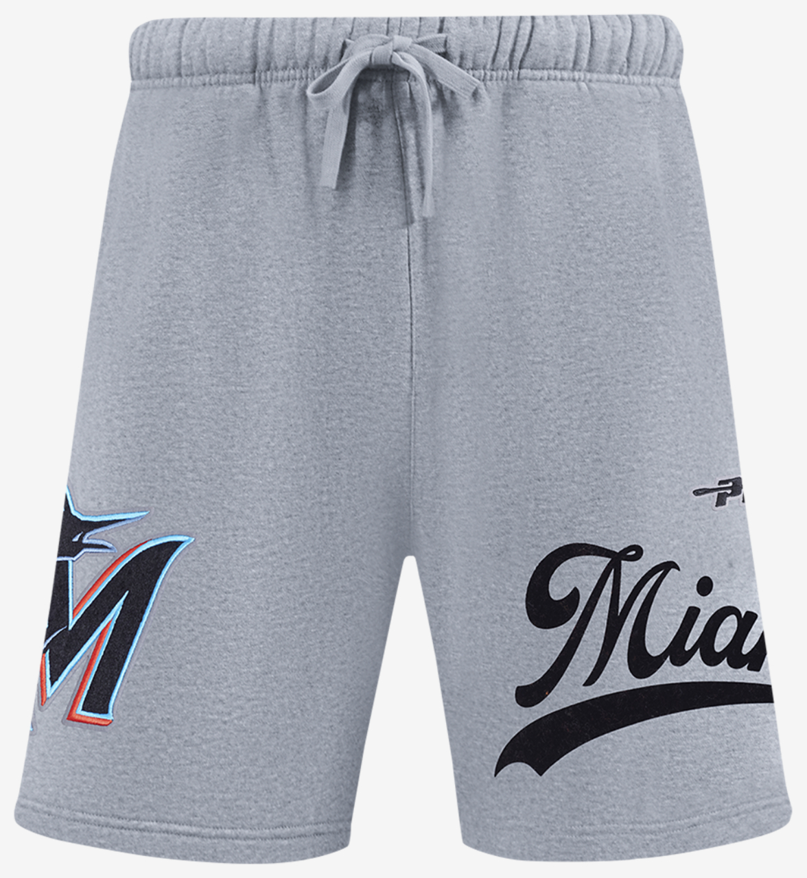 Pro Standard Marlins Living Large Fleece Shorts Image 1 of 6. Tap to open photo gallery.