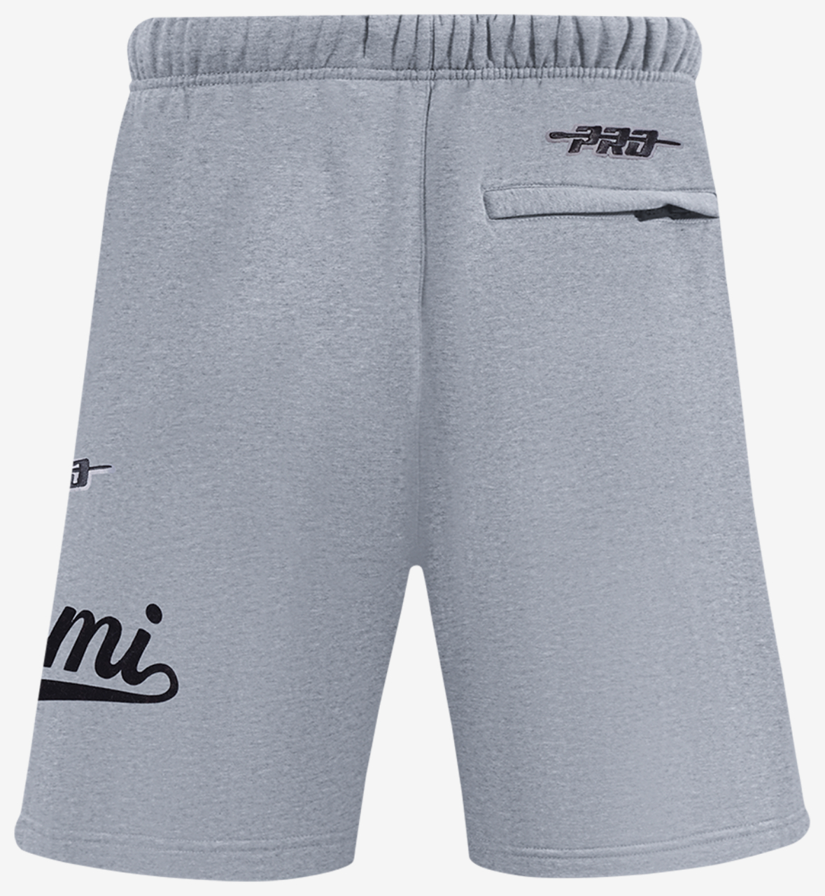 Pro Standard Marlins Living Large Fleece Shorts Image 2 of 6. Tap to open photo gallery.