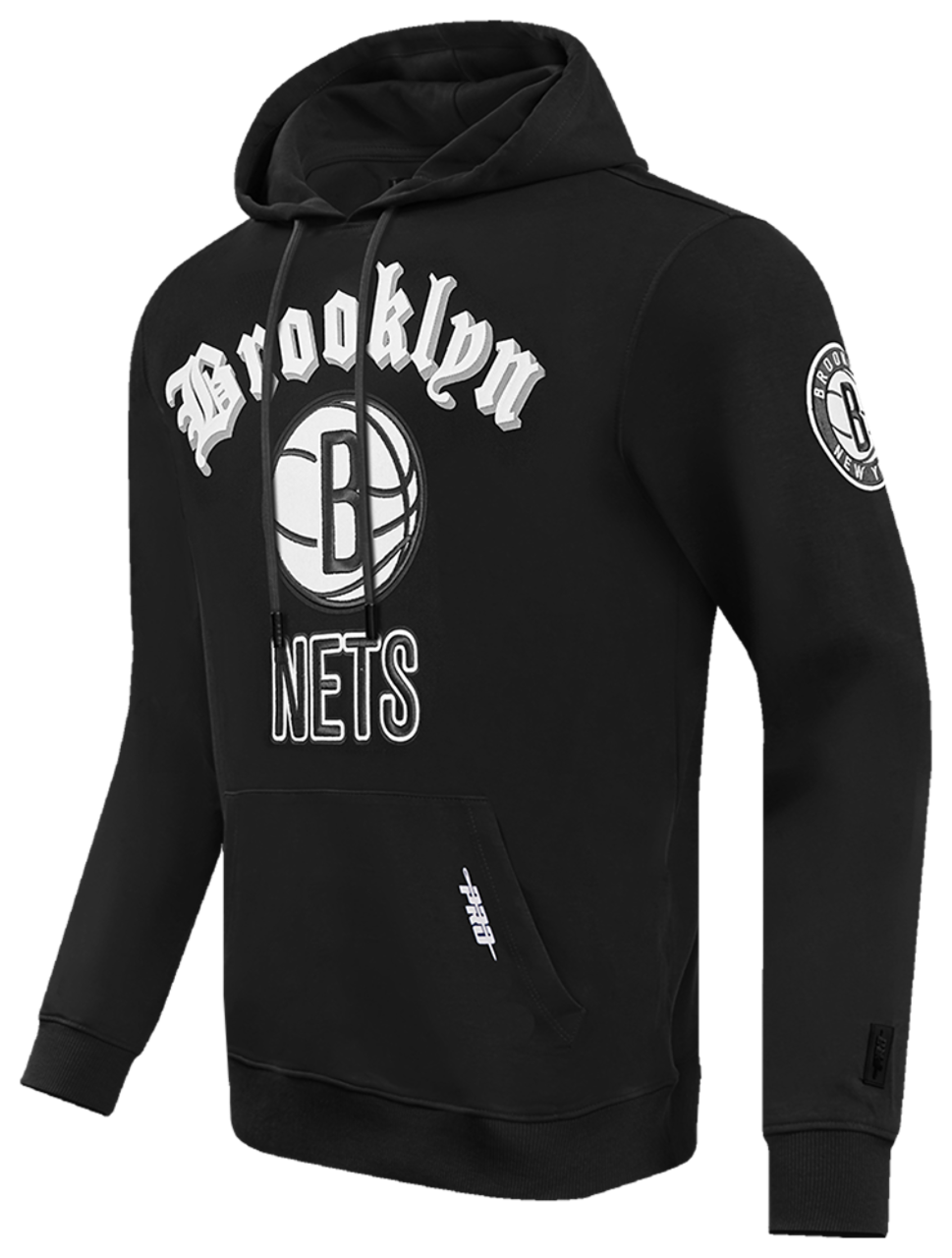 Pro Standard NETS OLD ENGLISH FLC PO HOODIE Image 3 of 8. Tap to open photo gallery.