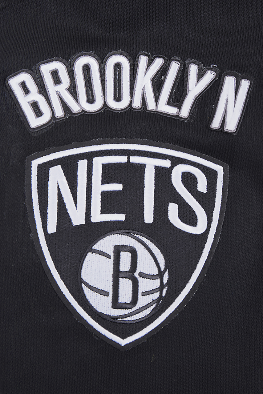 Pro Standard NETS OLD ENGLISH FLC PO HOODIE Image 6 of 8. Tap to open photo gallery.