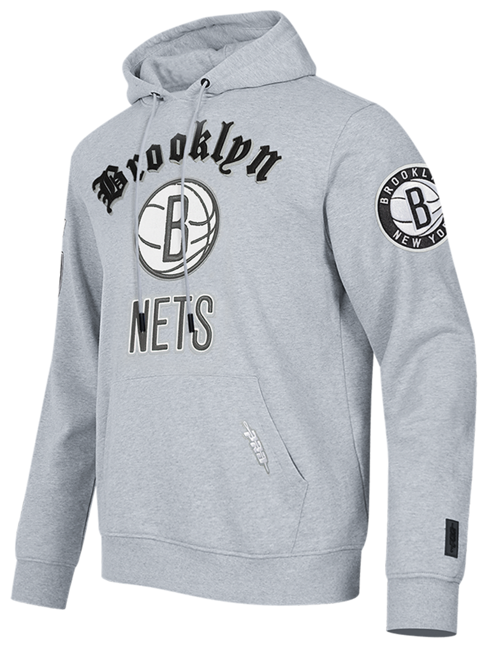 Pro Standard NETS OLD ENGLISH FLC PO HOODIE Image 3 of 8. Tap to open photo gallery.