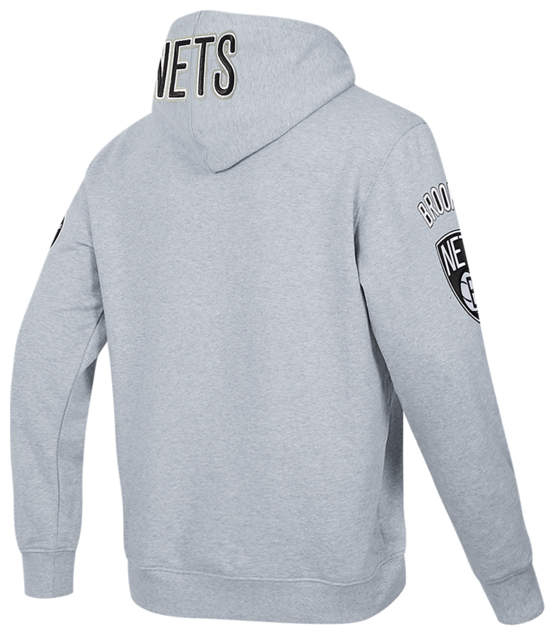 Pro Standard NETS OLD ENGLISH FLC PO HOODIE Image 4 of 8. Tap to open photo gallery.