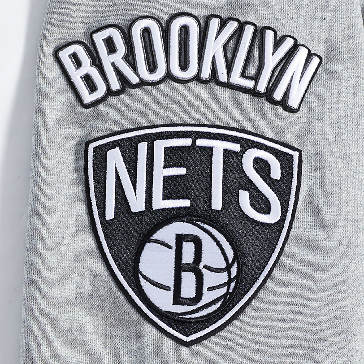 Pro Standard NETS OLD ENGLISH FLC PO HOODIE Image 5 of 8. Tap to open photo gallery.