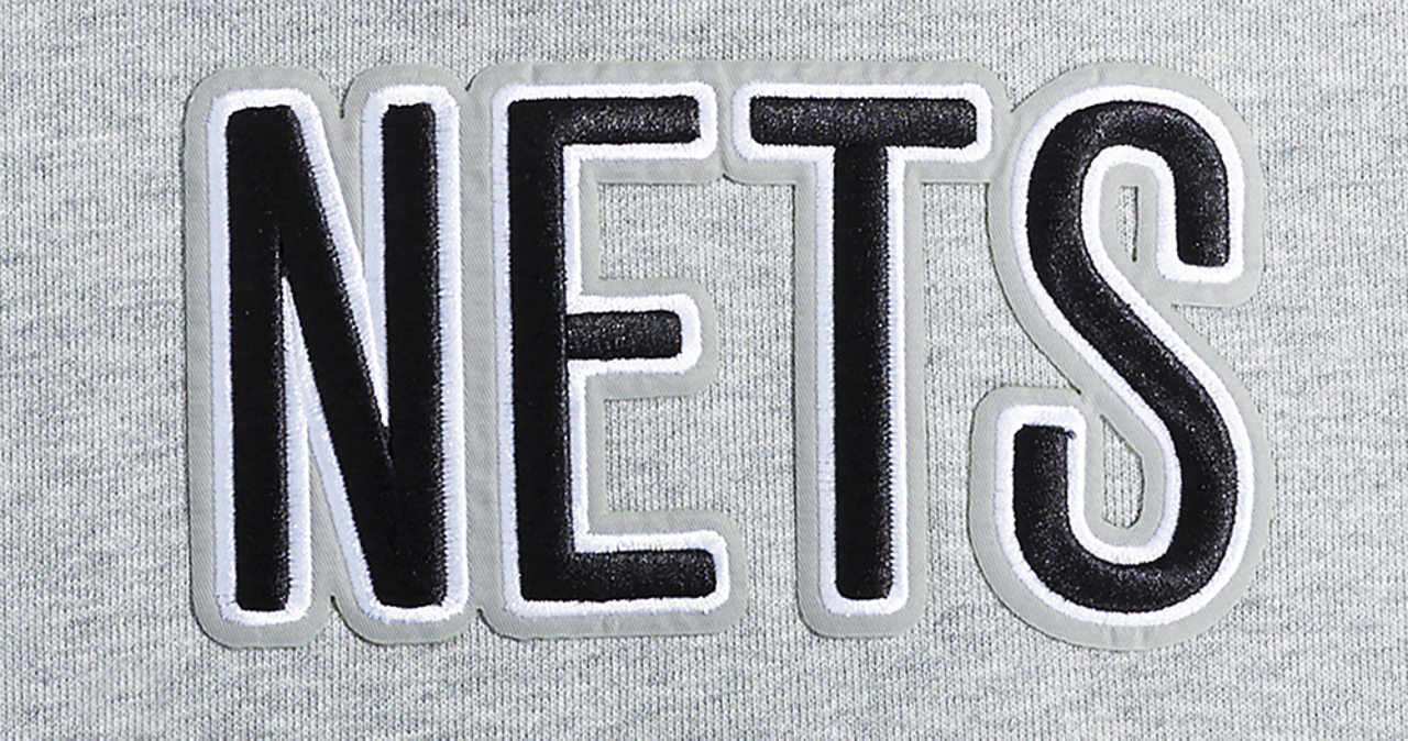 Pro Standard NETS OLD ENGLISH FLC PO HOODIE Image 7 of 8. Tap to open photo gallery.