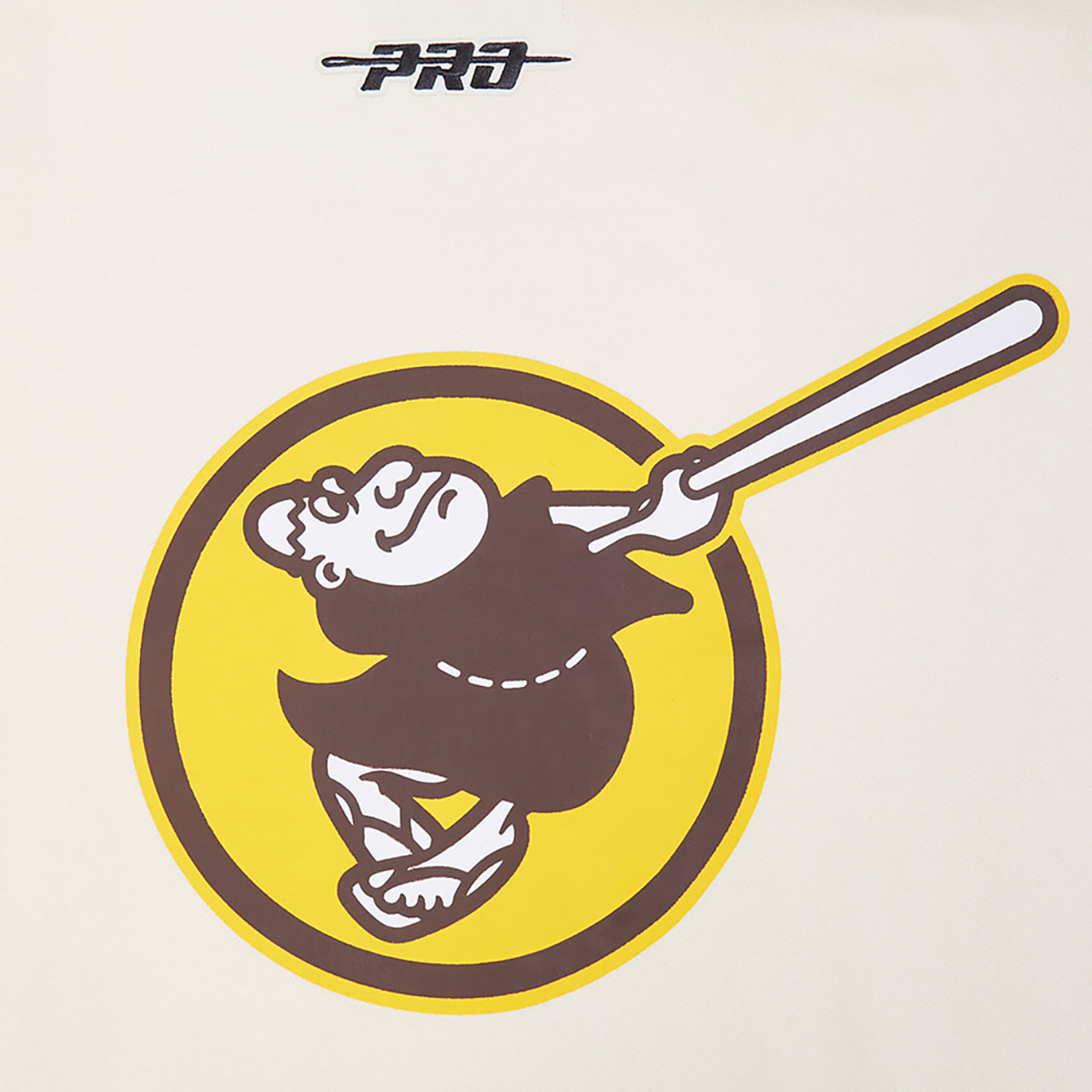 Pro Standard Padres Living Large Drop Shoulder PO Hoodie Image 4 of 6. Tap to open photo gallery.