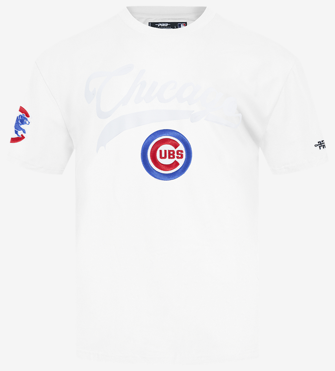 Pro Standard Cubs Living Large CJ Drop Shoulder T-Shirt Image 1 of 7. Tap to open photo gallery.