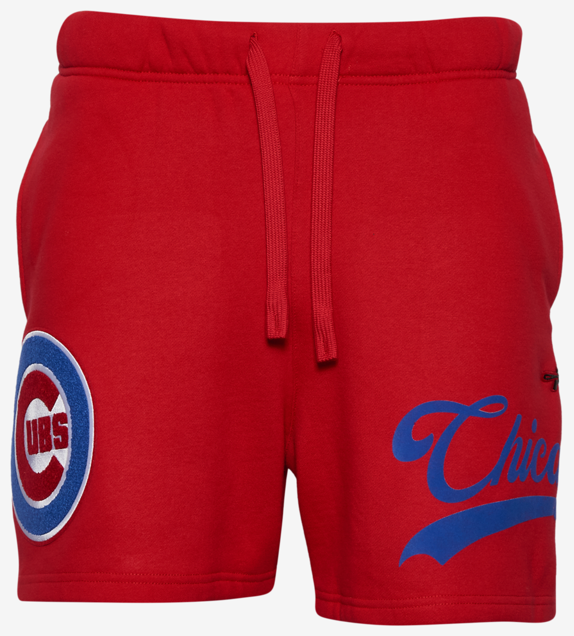Pro Standard Cubs Living Large Fleece Shorts Image 2 of 5. Tap to open photo gallery.