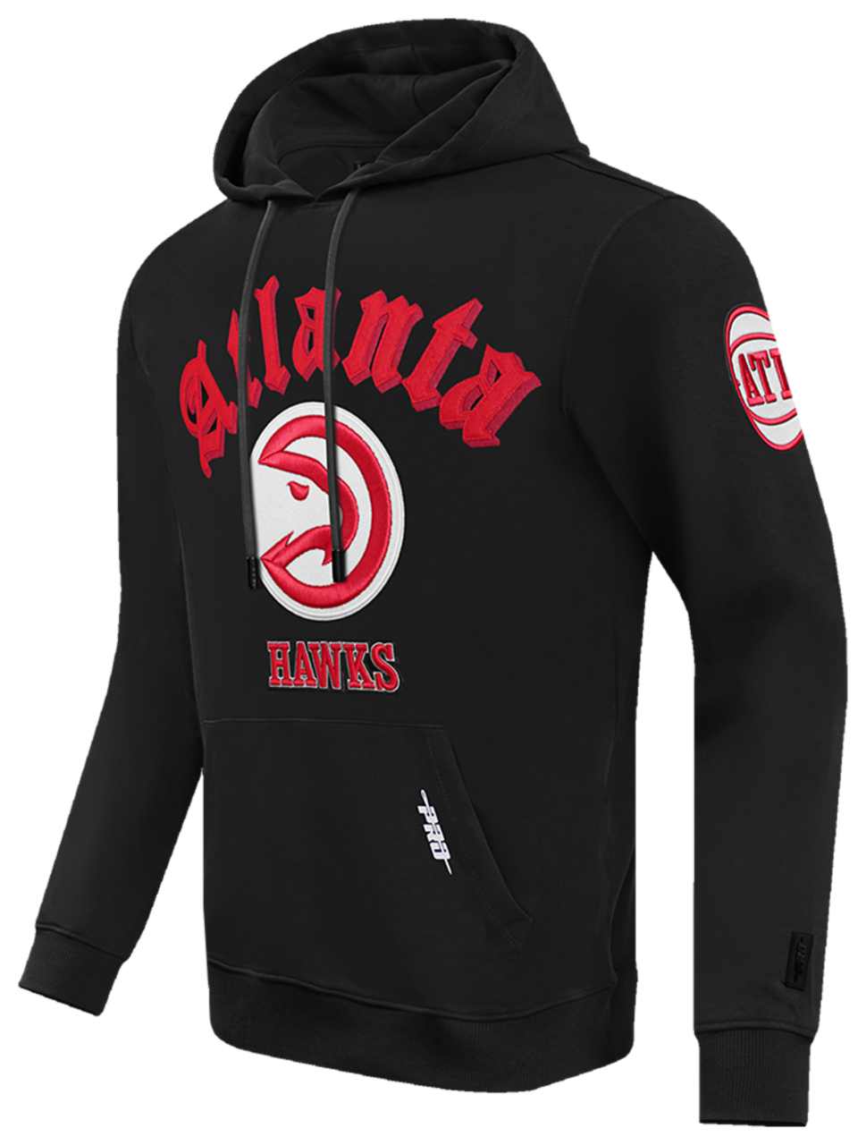 Pro Standard HAWKS OLD ENGLISH FLC PO HOODIE Image 3 of 7. Tap to open photo gallery.