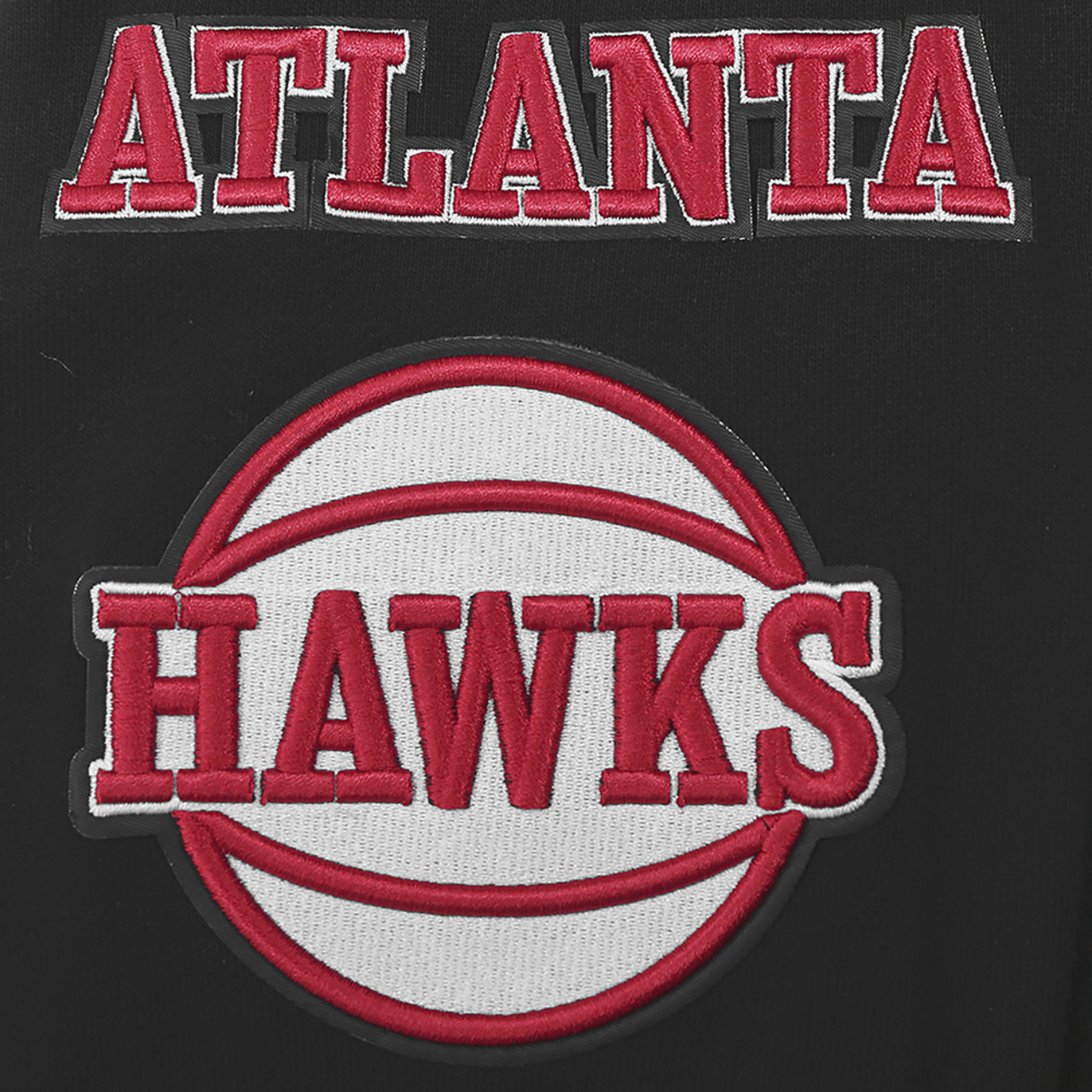 Pro Standard HAWKS OLD ENGLISH FLC PO HOODIE Image 7 of 7. Tap to open photo gallery.