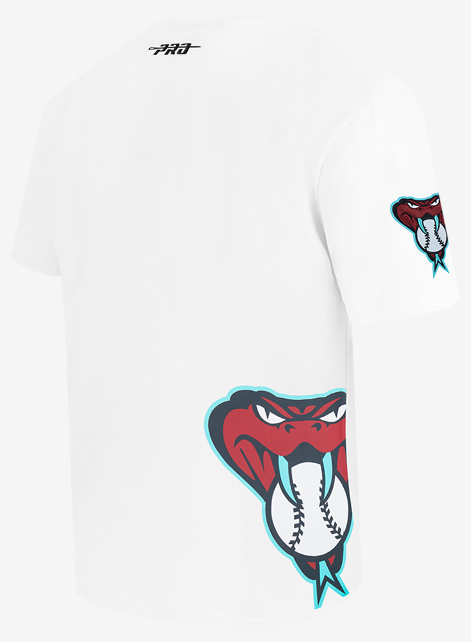 Pro Standard Diamondbacks Living Large Drop Shoulder T-Shirt Image 4 of 7. Tap to open photo gallery.