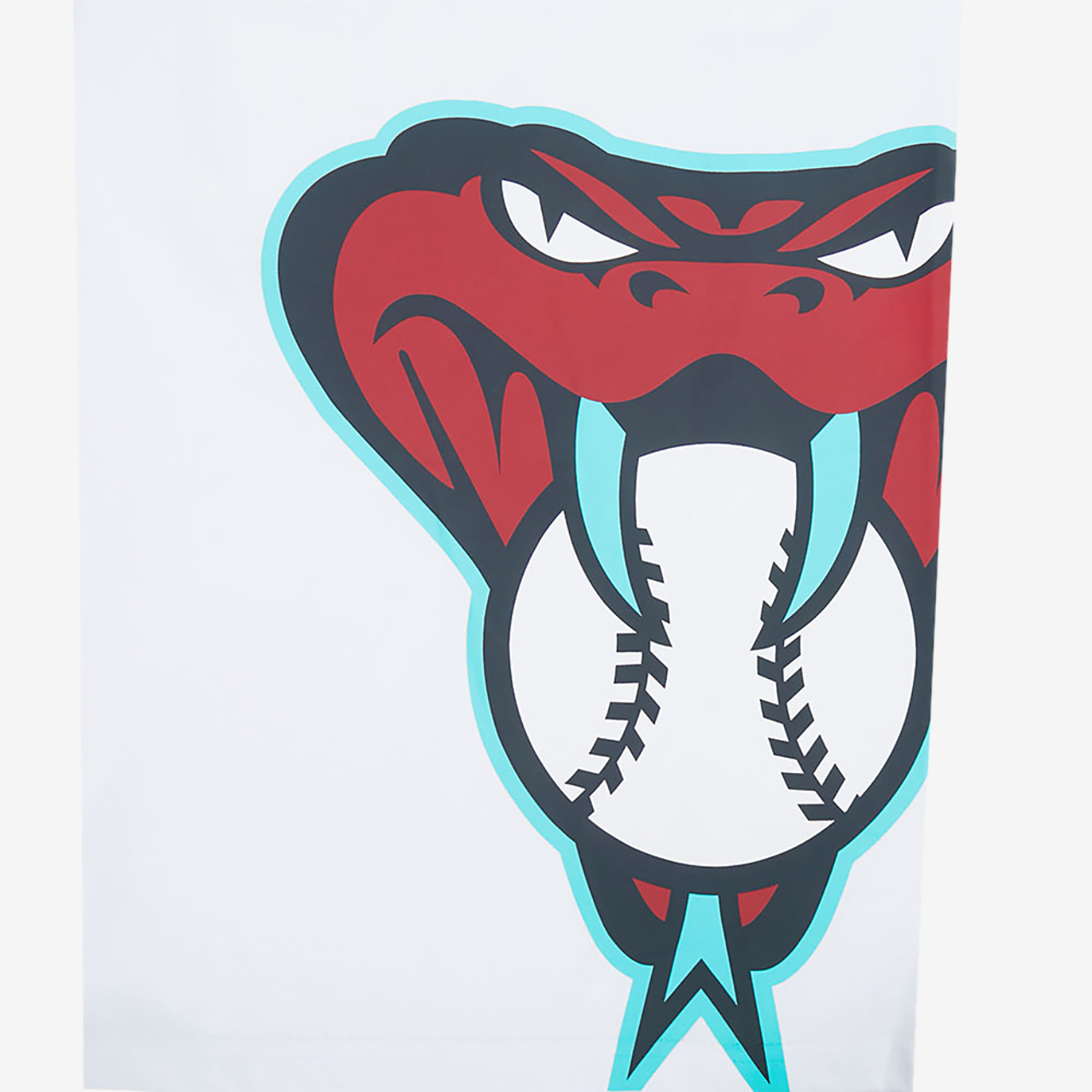 Pro Standard Diamondbacks Living Large Drop Shoulder T-Shirt Image 6 of 7. Tap to open photo gallery.