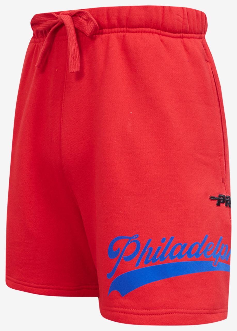 Pro Standard Phillies Living Large Fleece Shorts Image 3 of 6. Tap to open photo gallery.
