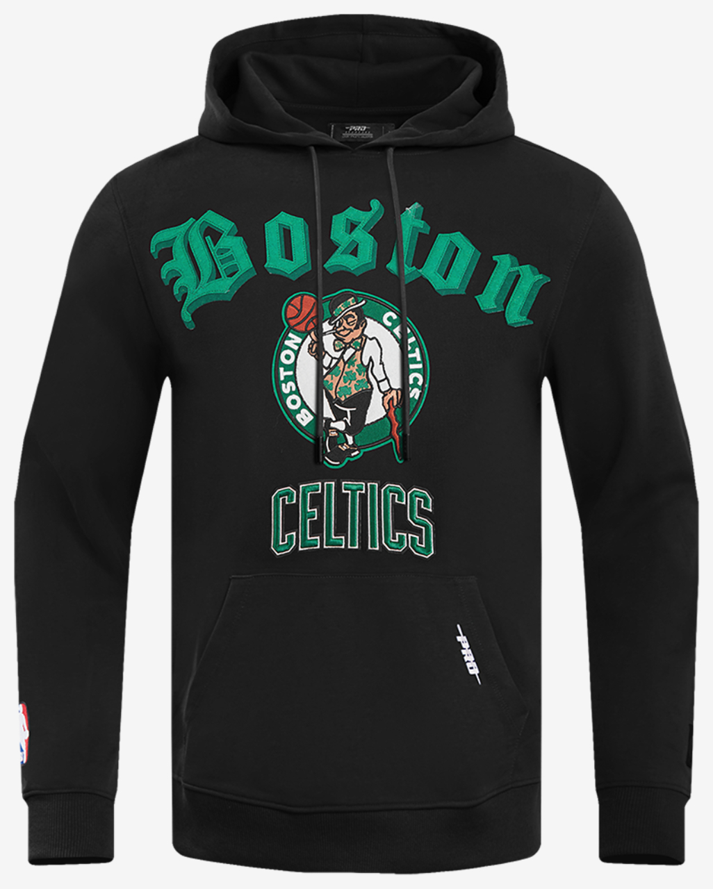 Pro Standard CELTICS OLD ENGLISH FLC PO HOODIE Image 1 of 8. Tap to open photo gallery.