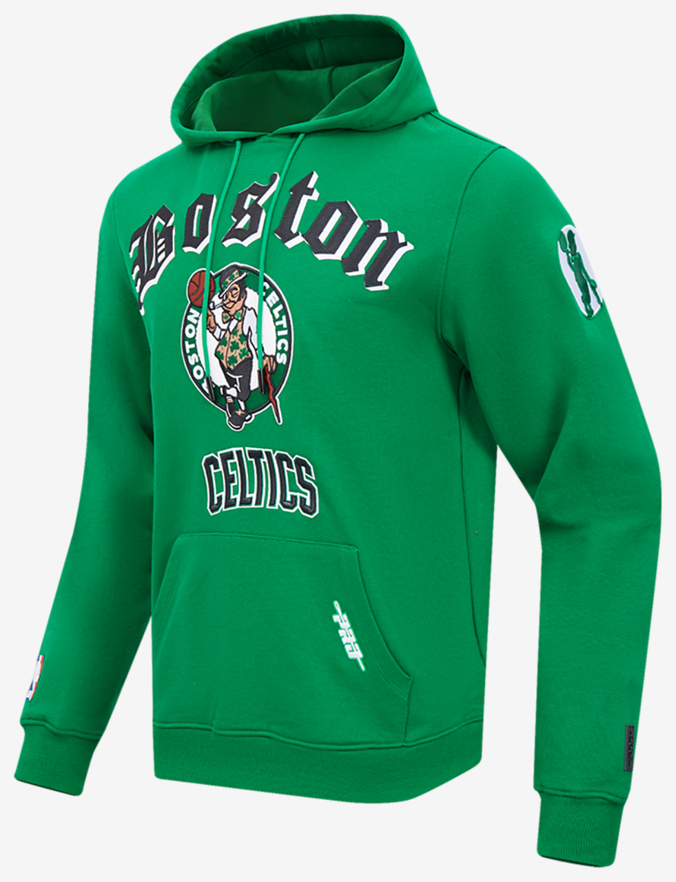 Pro Standard CELTICS OLD ENGLISH FLC PO HOODIE Image 3 of 8. Tap to open photo gallery.
