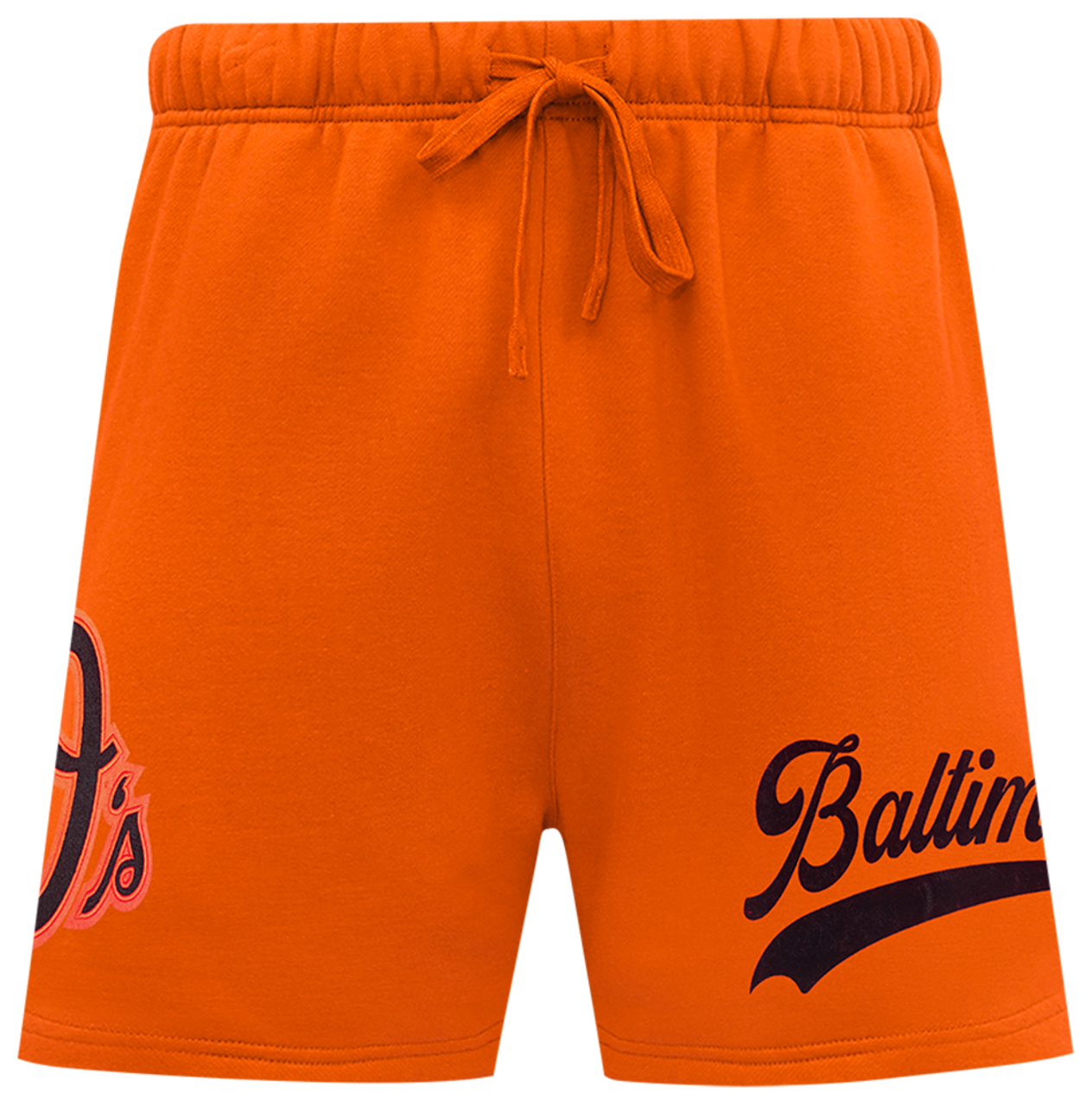 Pro Standard Orioles Living Large Fleece Shorts Image 1 of 6. Tap to open photo gallery.