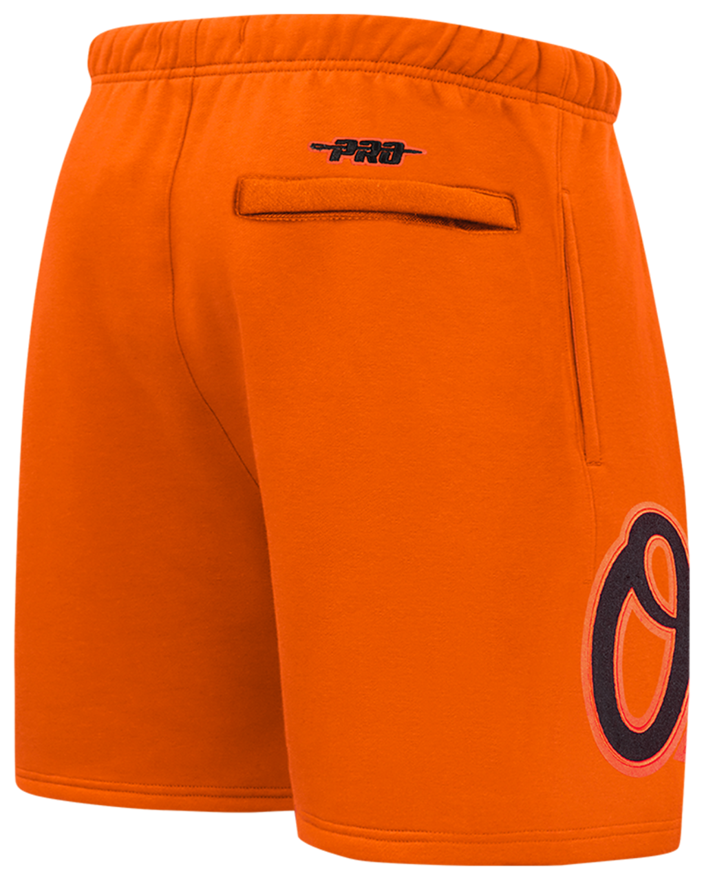 Pro Standard Orioles Living Large Fleece Shorts Image 4 of 6. Tap to open photo gallery.