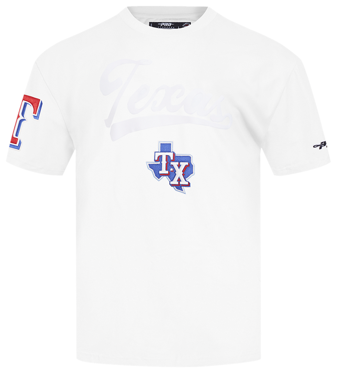 Pro Standard Rangers Living Large CJ Drop Shoulder T-Shirt Image 1 of 7. Tap to open photo gallery.