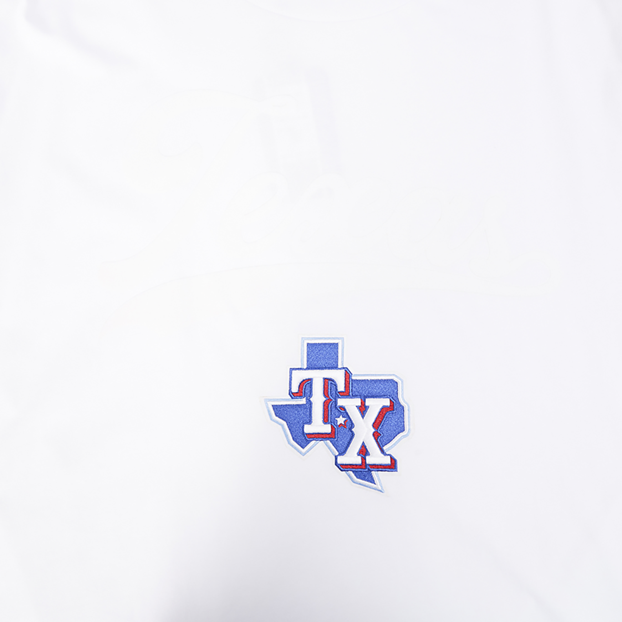 Pro Standard Rangers Living Large CJ Drop Shoulder T-Shirt Image 5 of 7. Tap to open photo gallery.
